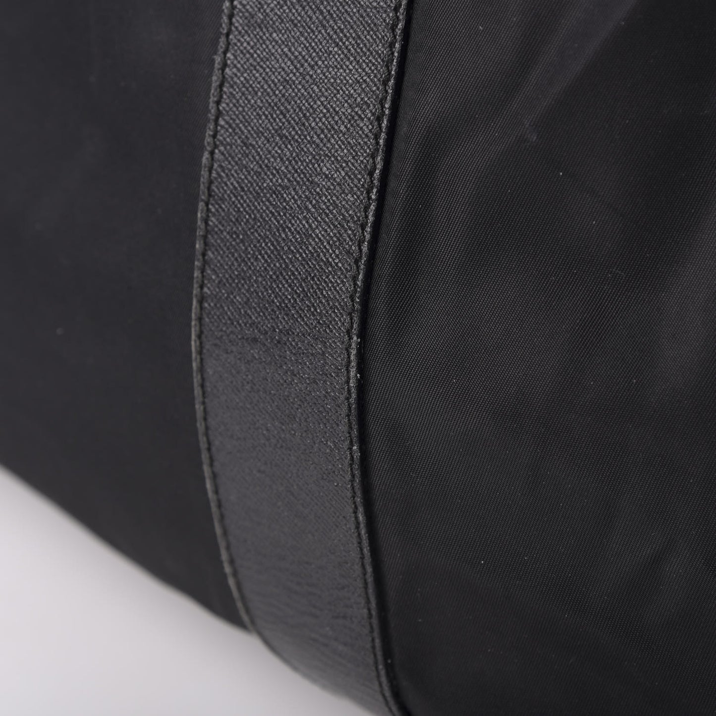 Tessuto Nylon Saffiano Carry On Travel Bag Black