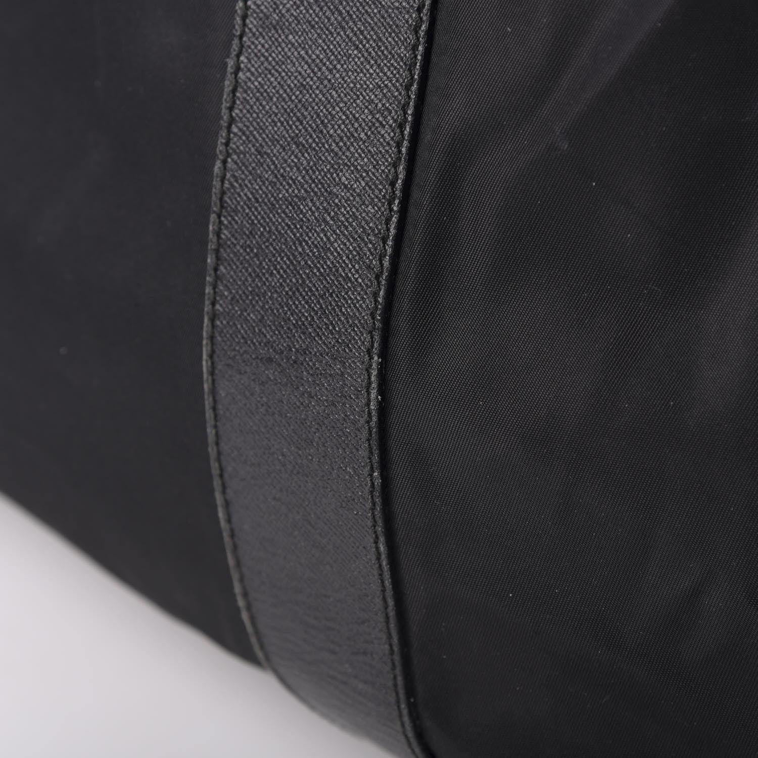 Prada Tessuto Nylon Saffiano Carry On Travel Bag Black 12 of 14