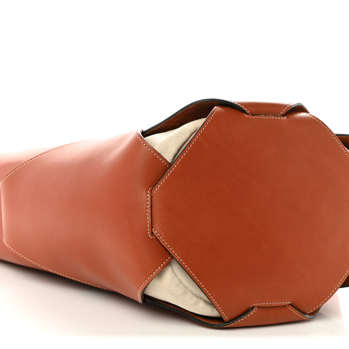 Celine Natural Calfskin Large Holdall Shoulder Bag Brick 10 of 11