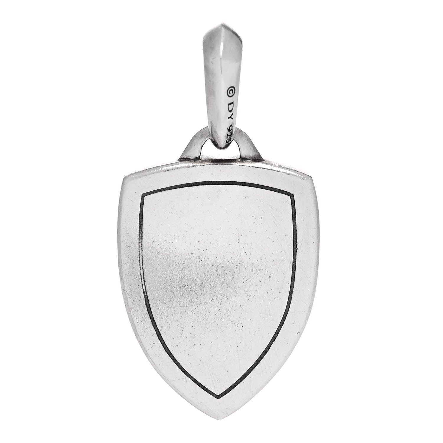 David Yurman Sterling Silver St. Michael Amulet Pendant 3 of 4