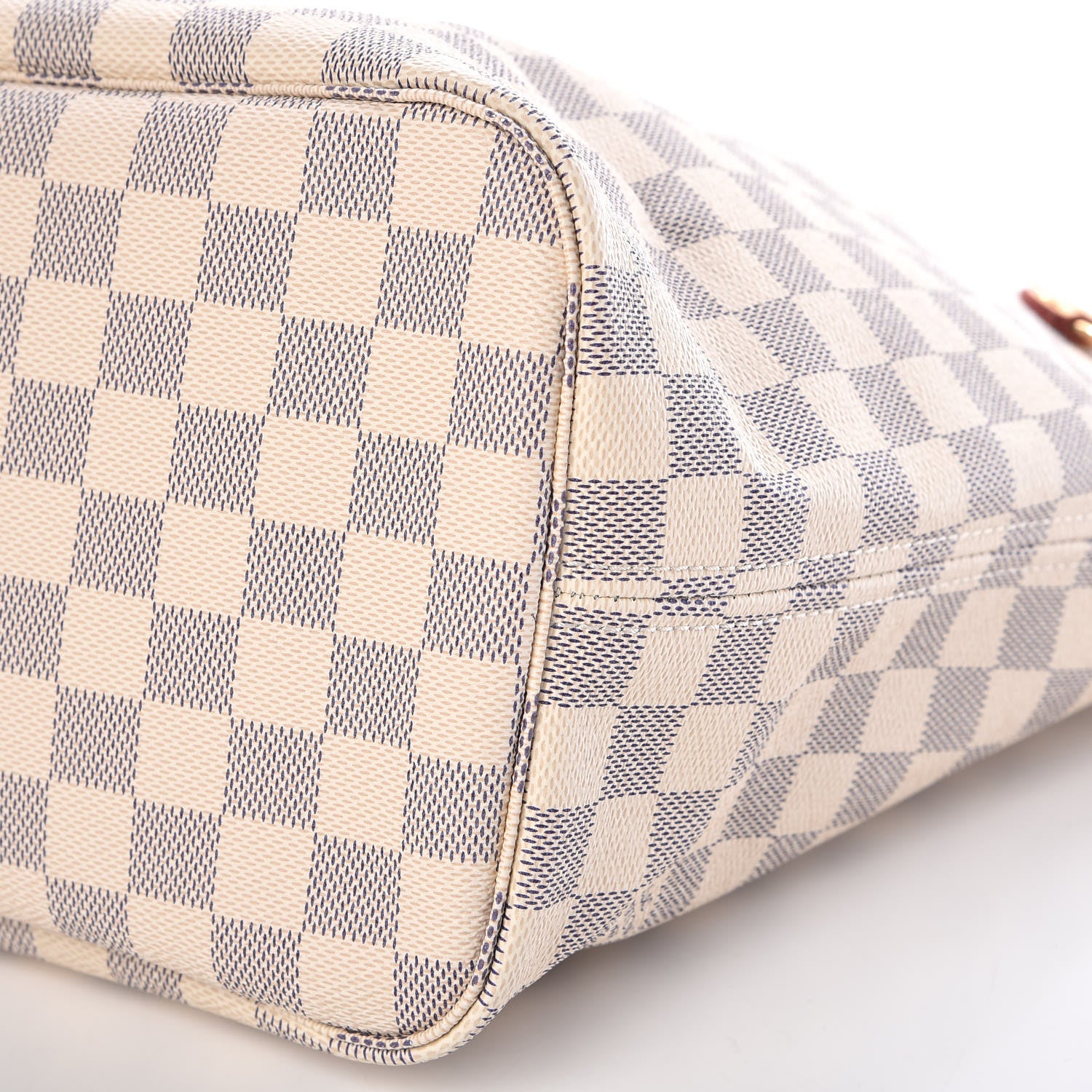 Louis Vuitton Damier Azur Neo Neverfull MM Rose Ballerine 10 of 11