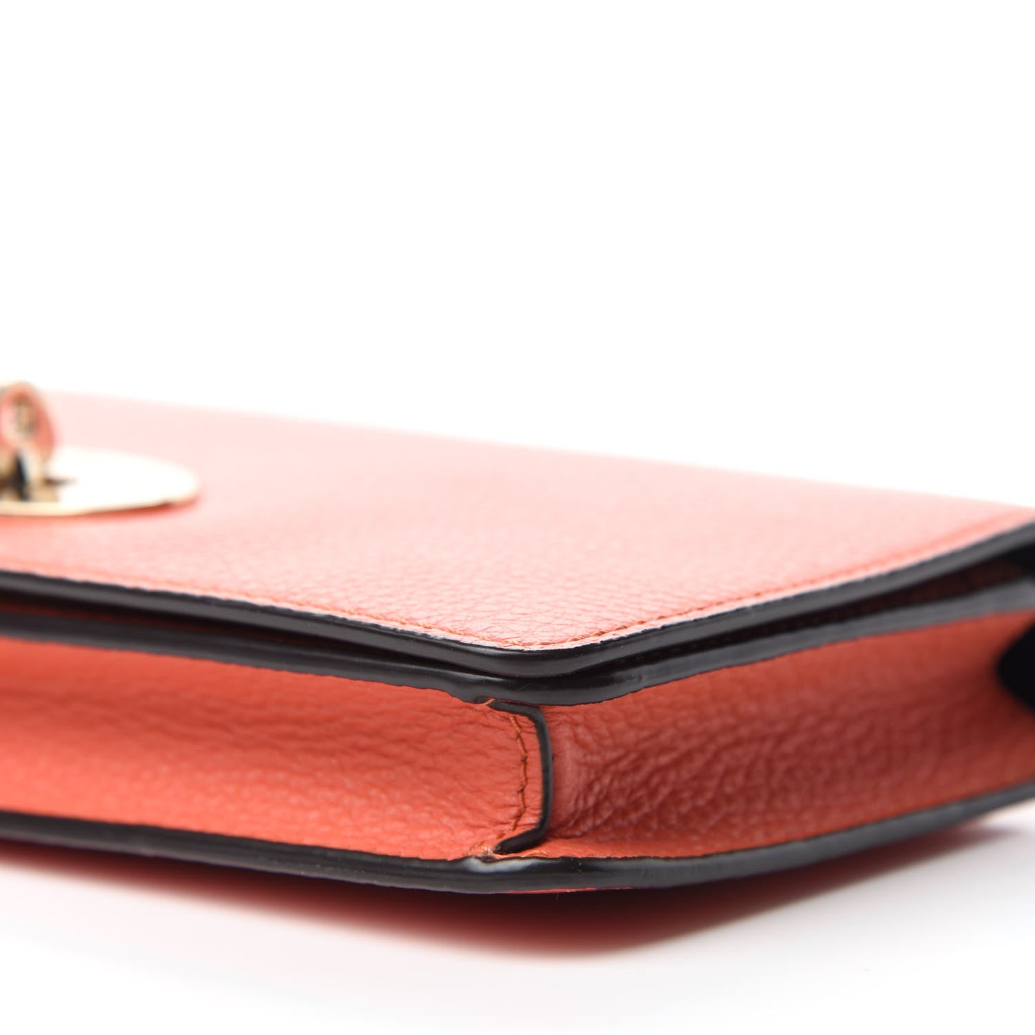 Mulberry Grainy Print Bayswater Clutch Wallet Burnt Orange 7 of 10