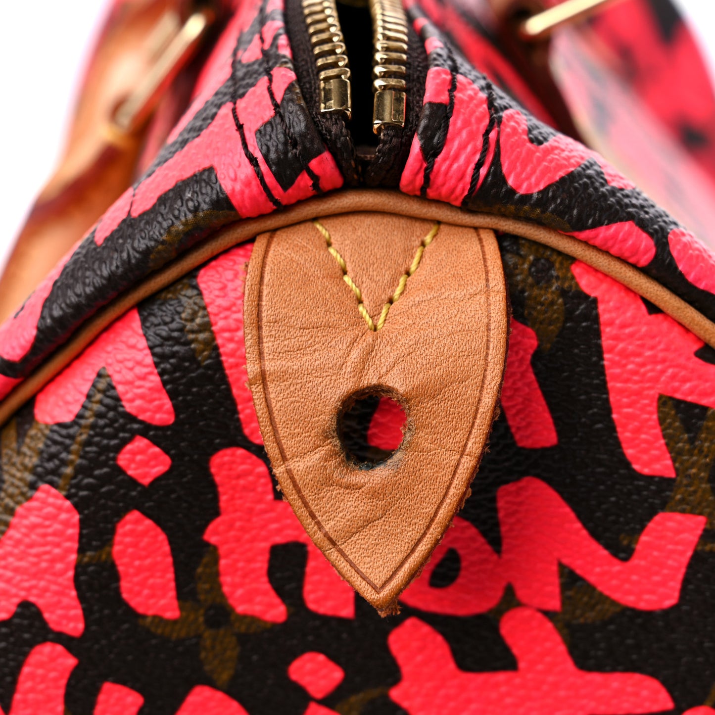 Monogram Graffiti Speedy 30 Fuchsia