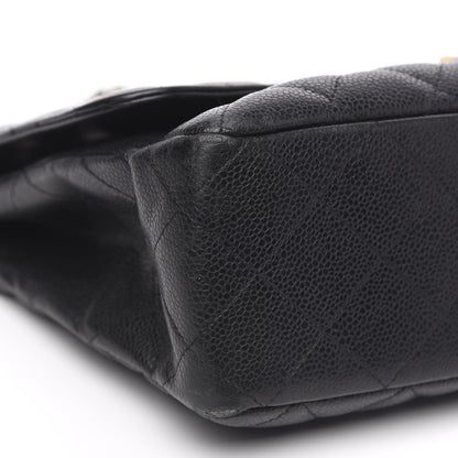 Chanel Caviar Quilted Jumbo Single Flap Black 7 of 16