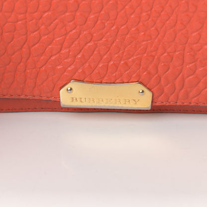 Burberry Signature Grain Small Madison Chain Clutch Orange 17 of 17