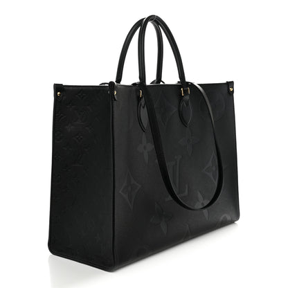 Louis Vuitton Empreinte Monogram Giant Onthego GM Black 3 of 10