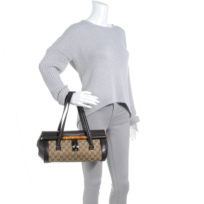 Gucci Monogram GG Bamboo Bullet Bag 2 of 8