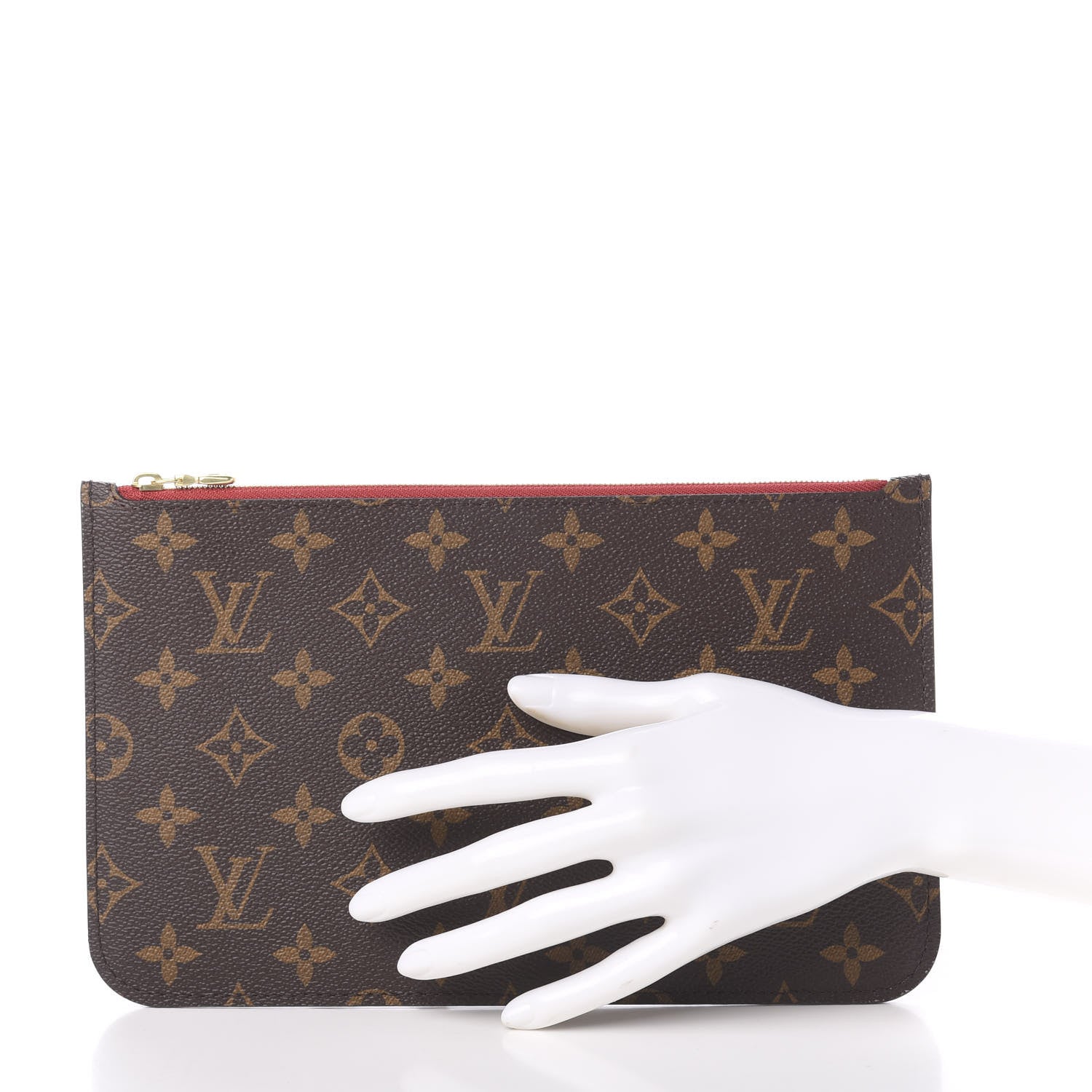 Louis Vuitton Monogram Neverfull MM GM Pochette Cherry 2 of 10