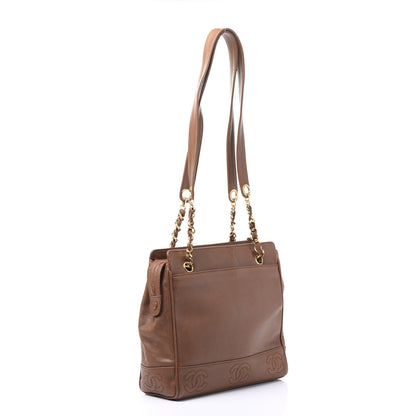 Chanel Caviar CC Shoulder Bag Brown 2 of 9