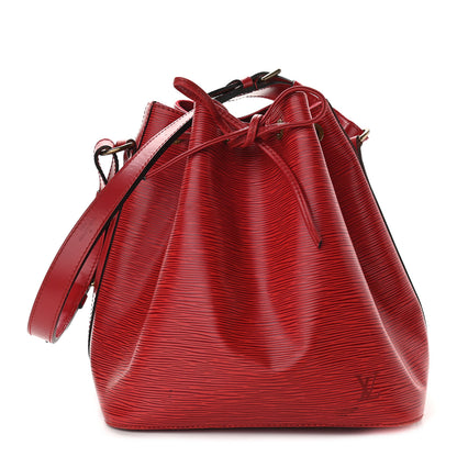 Louis Vuitton Epi Petit Noe Castillan Red 1 of 8