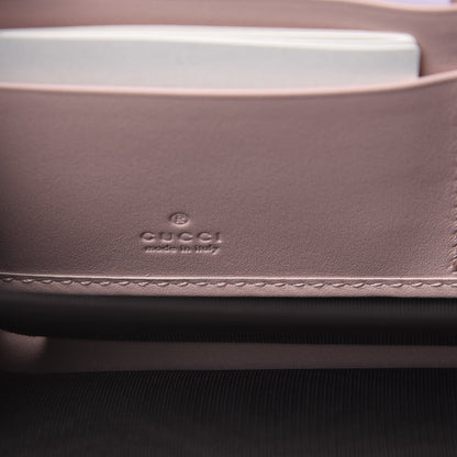 Gucci Calfskin Matelasse GG Marmont Zip Around Wallet Perfect Pink 5 of 7