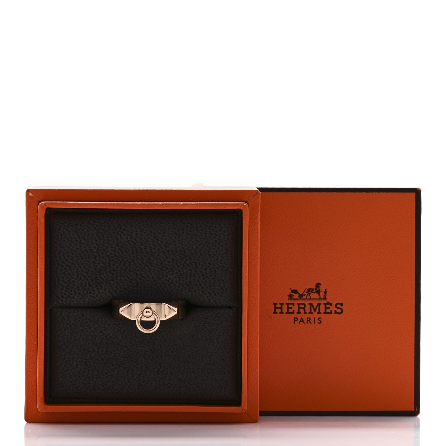 18K Rose Gold PM Collier De Chien Ring 57 8