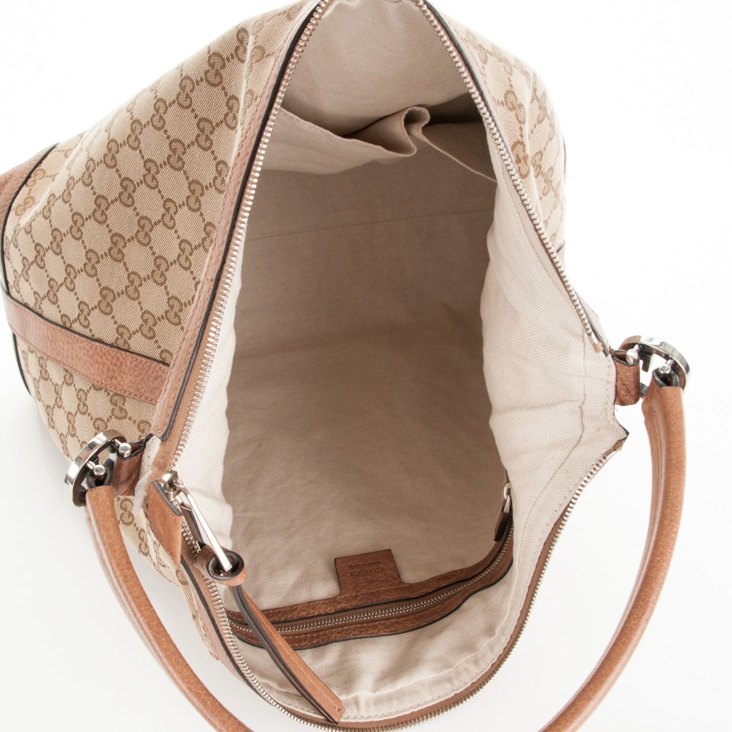 Monogram Old Libeccio Medium Miss GG Hobo Beige Ebony Light Brown