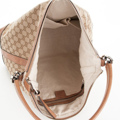 Gucci Monogram Old Libeccio Medium Miss GG Hobo Beige Ebony Light Brown 6 of 8