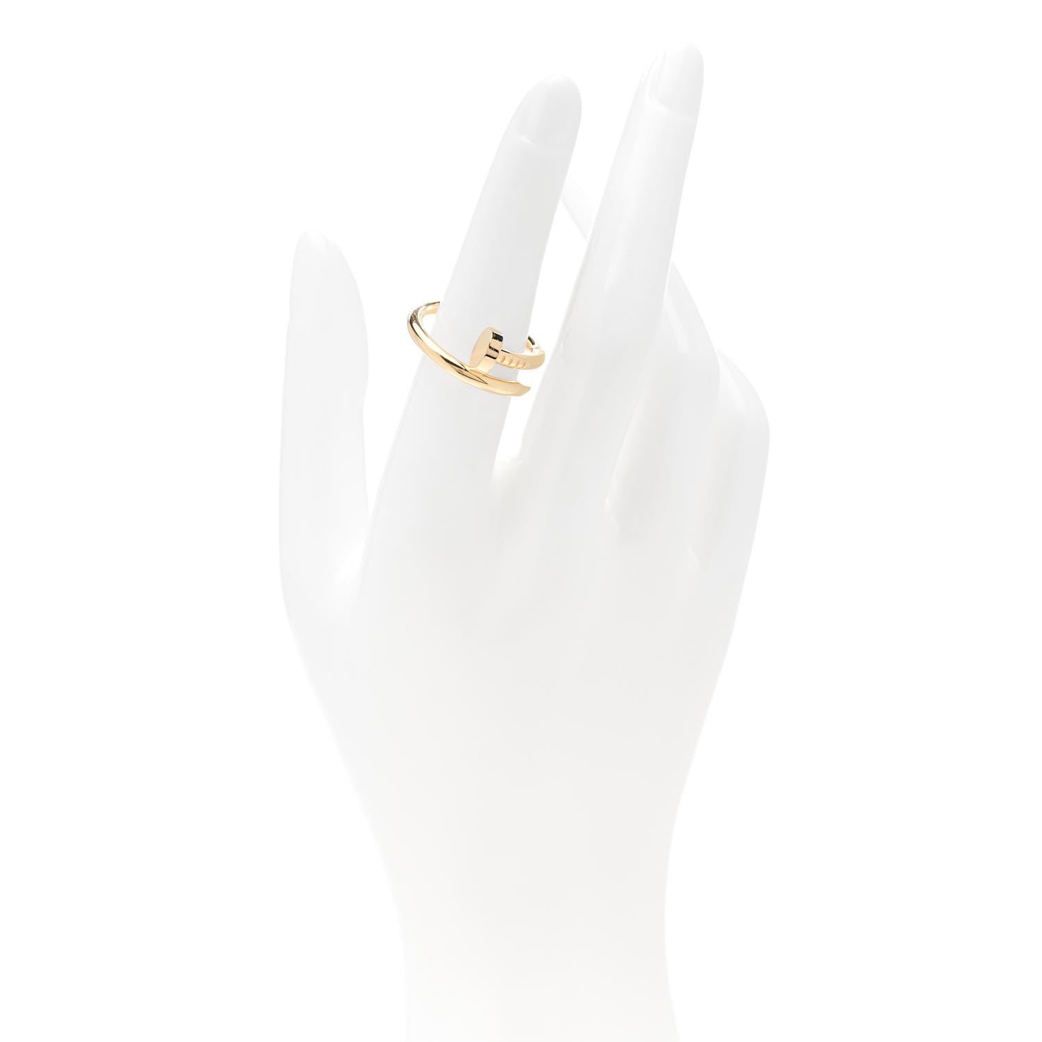 Cartier 18K Yellow Gold Juste Un Clou Ring 54 7 2 of 5