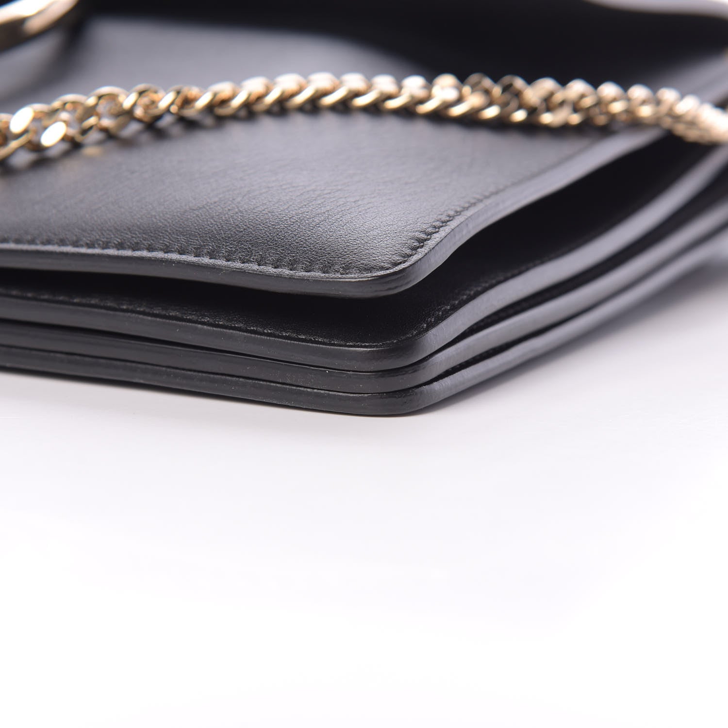 Chloe Suede Calfskin Medium Faye Shoulder Bag Black 10 of 10