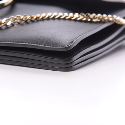 Chloe Suede Calfskin Medium Faye Shoulder Bag Black 10 of 10