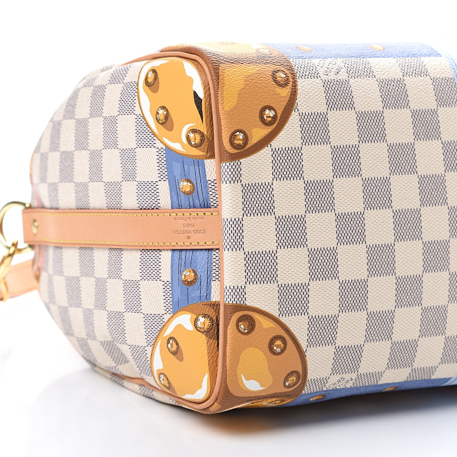 Louis Vuitton Damier Azur Summer Trunks Speedy Bandouliere 30 8 of 11