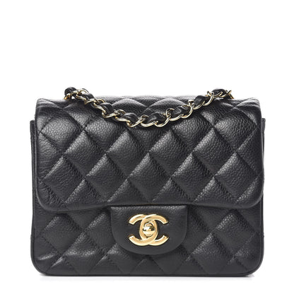 Chanel Caviar Quilted Mini Square Flap Black 1 of 11
