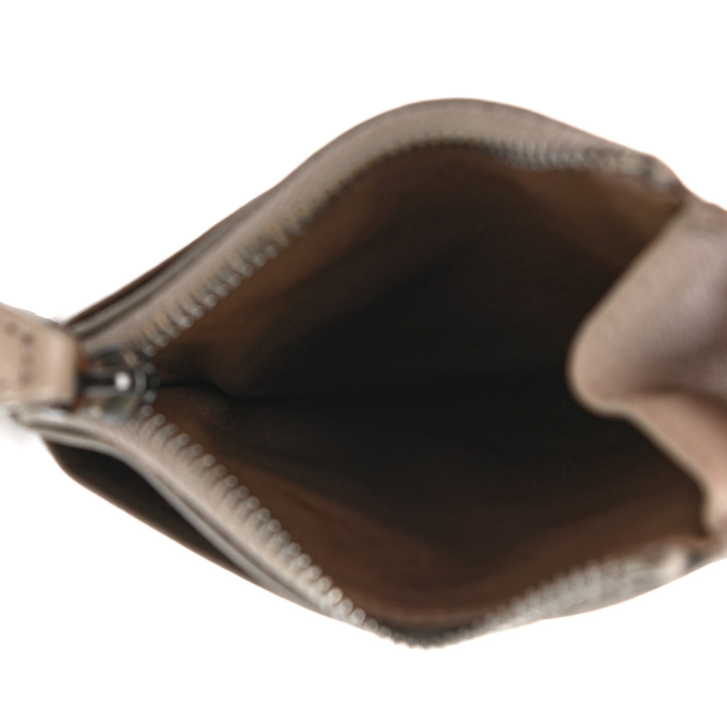 Calfskin Intrecciato Zip Card Holder Shadow