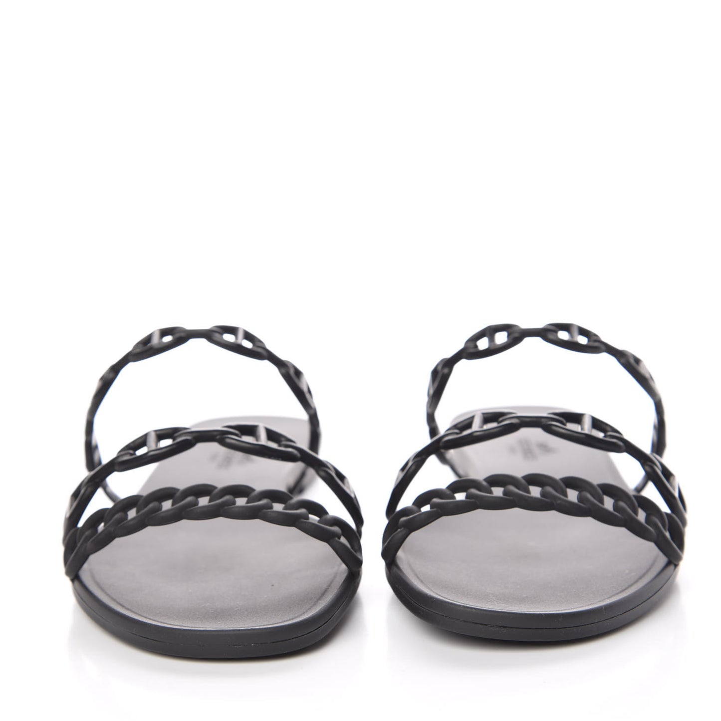 Rubber Chaine d'Ancre Rivage Sandals 39 Black