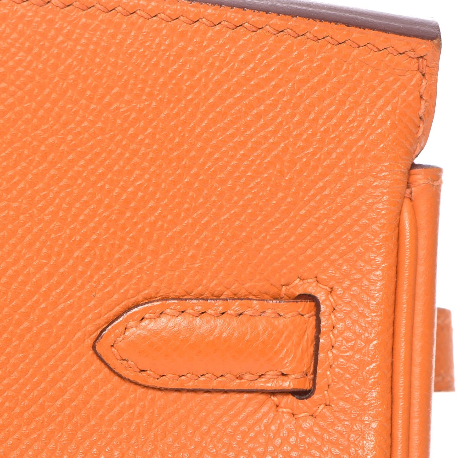 Hermes Epsom Birkin 25 Orange 22 of 24