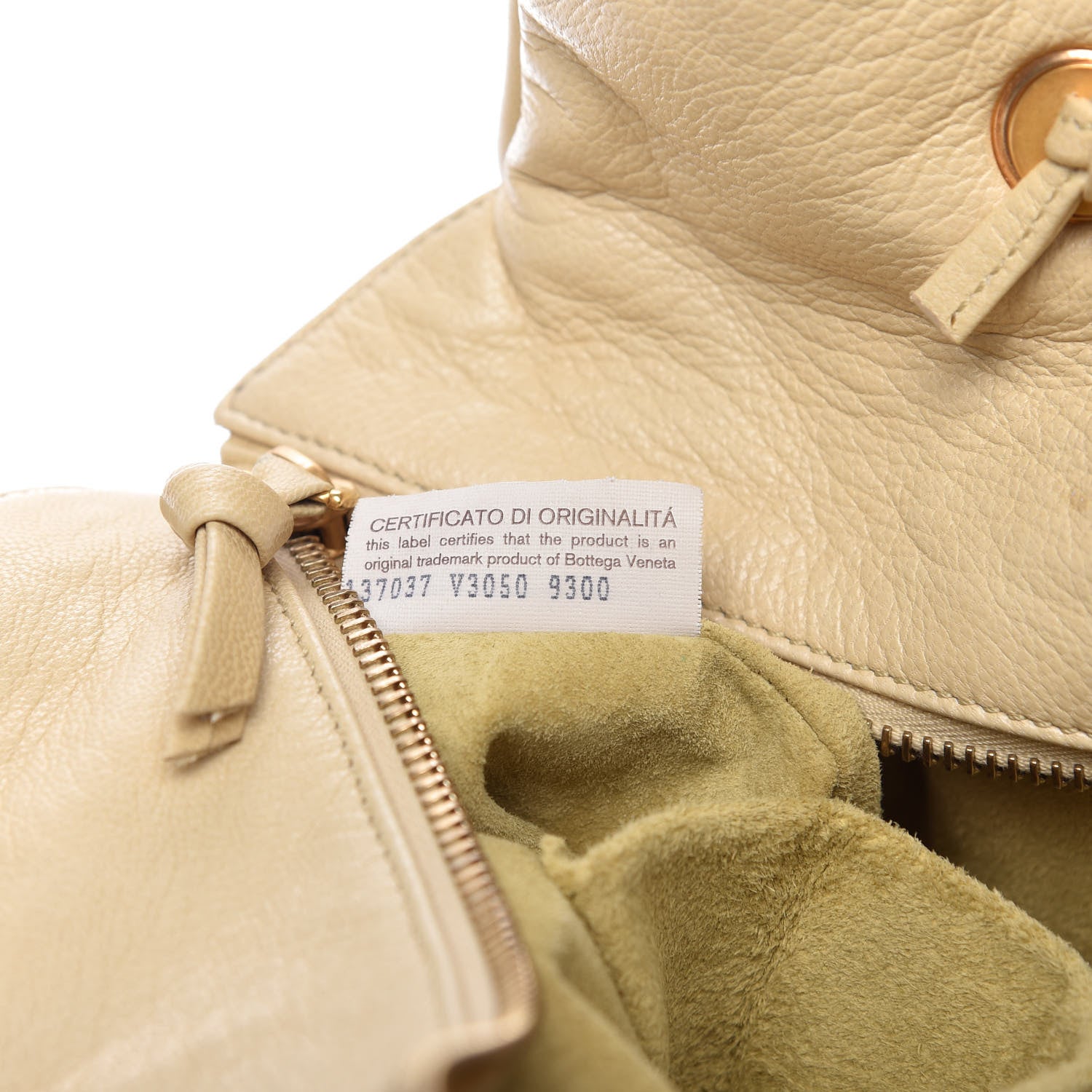 Bottega Veneta Goatskin Intrecciato Satchel Beige 9 of 11