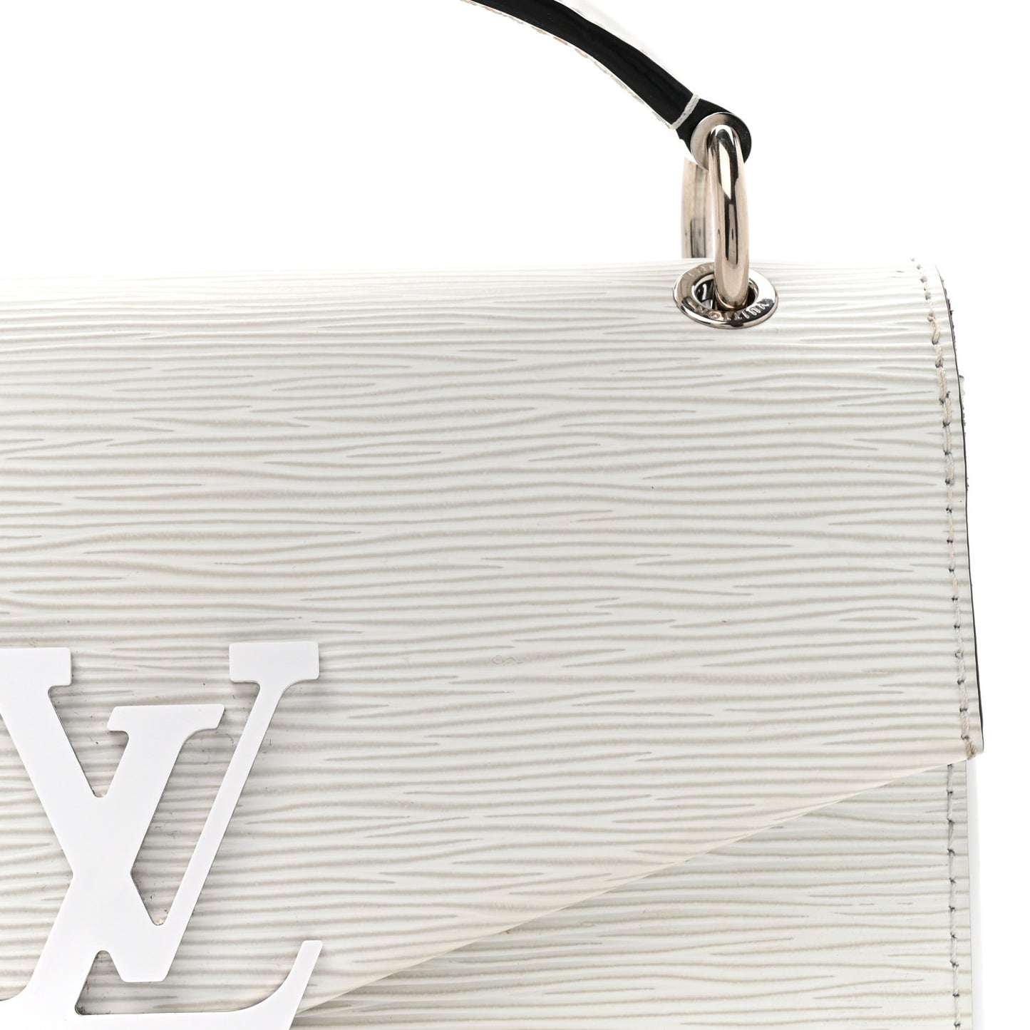 Epi Pochette Grenelle White