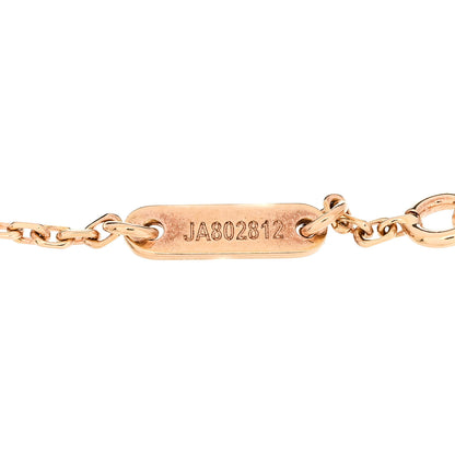Van Cleef & Arpels 18K Rose Gold Carnelian Sweet Alhambra Bracelet 4 of 5