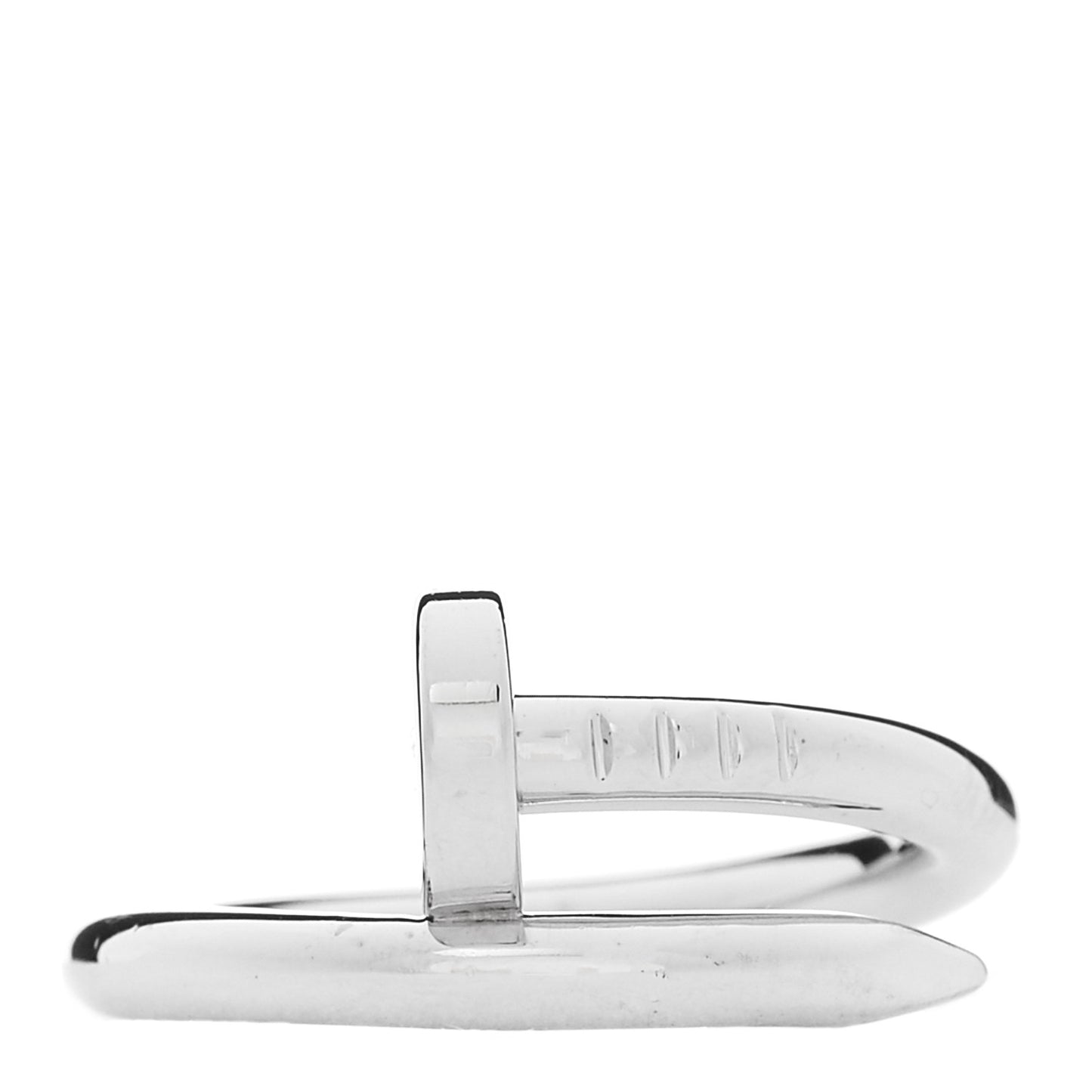 18K White Gold Juste Un Clou Ring 54 6.75