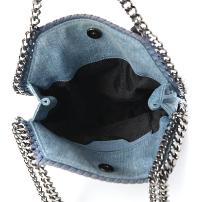 Stella McCartney Denim Mini Star Falabella Tote Blue 6 of 10