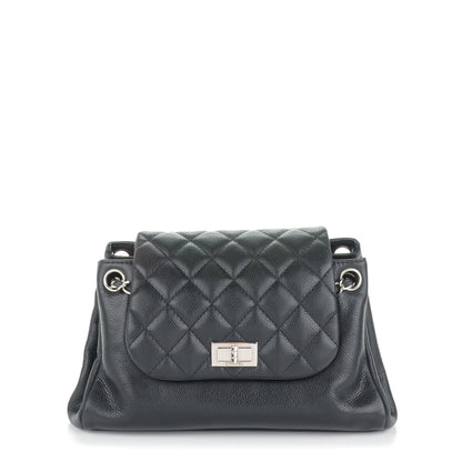 Chanel Caviar Quilted Accordion Mademoiselle Flap Black 1 of 6