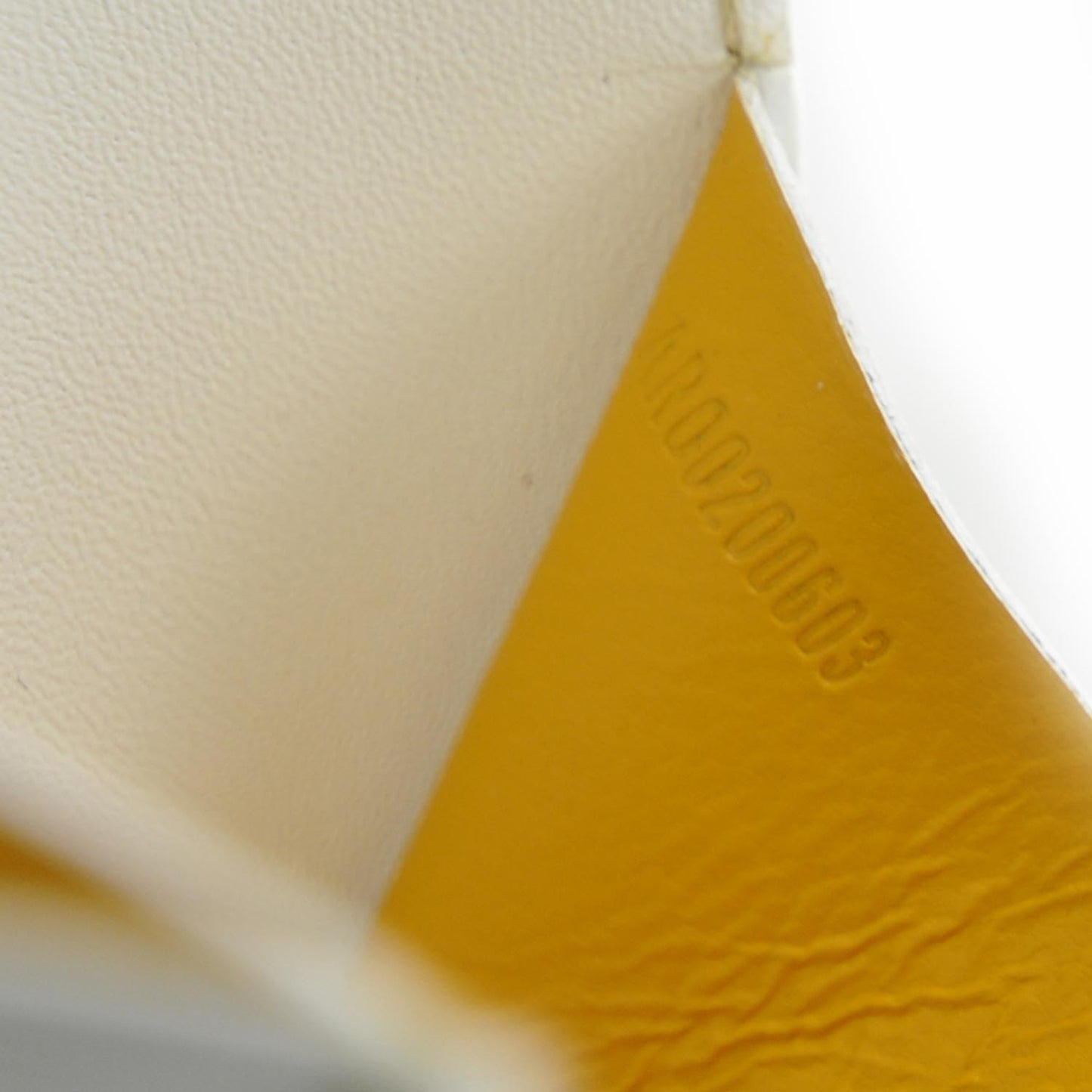 Goyardine Saint Marc Folding Card Case White