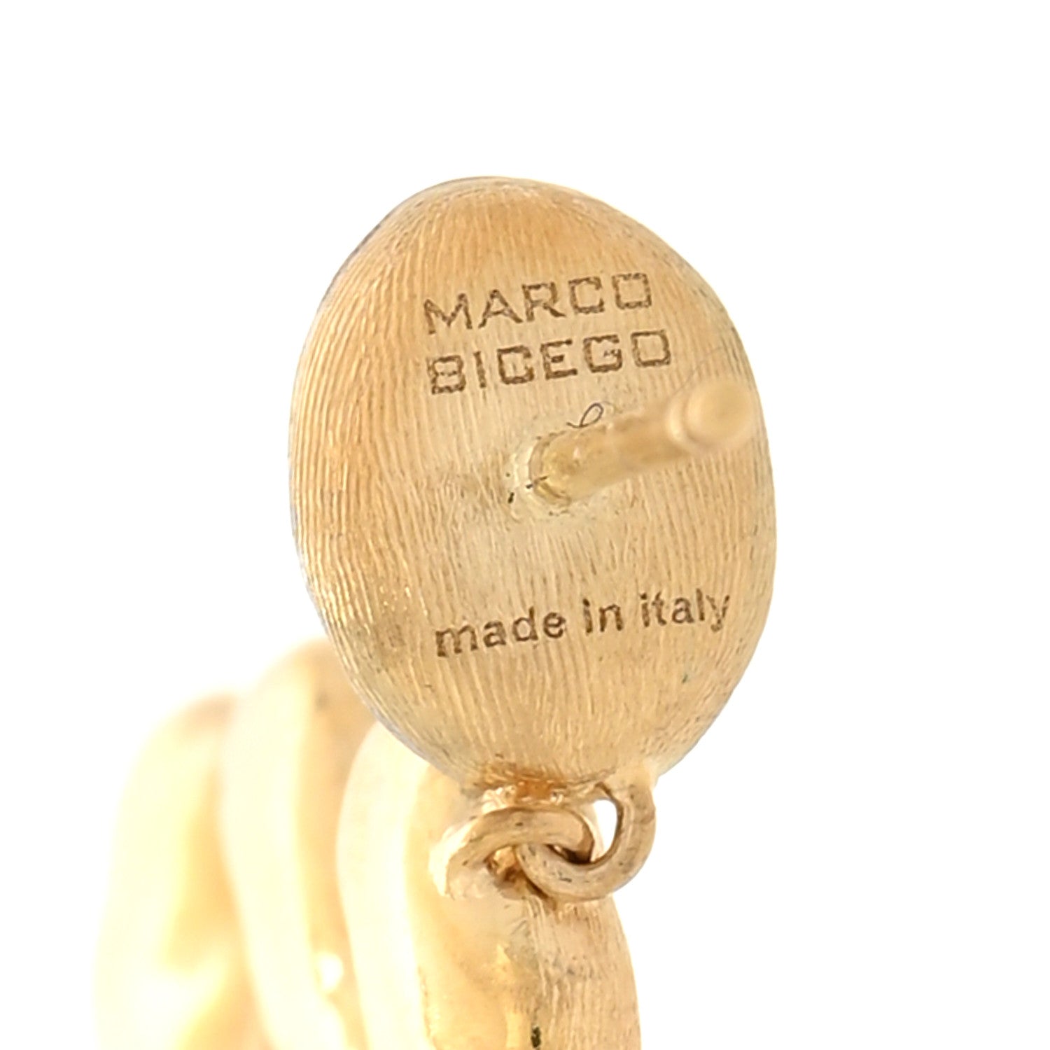 Marco Bicego 18K Yellow White Gold Diamond Siviglia Chandelier Drop Earrings 4 of 4