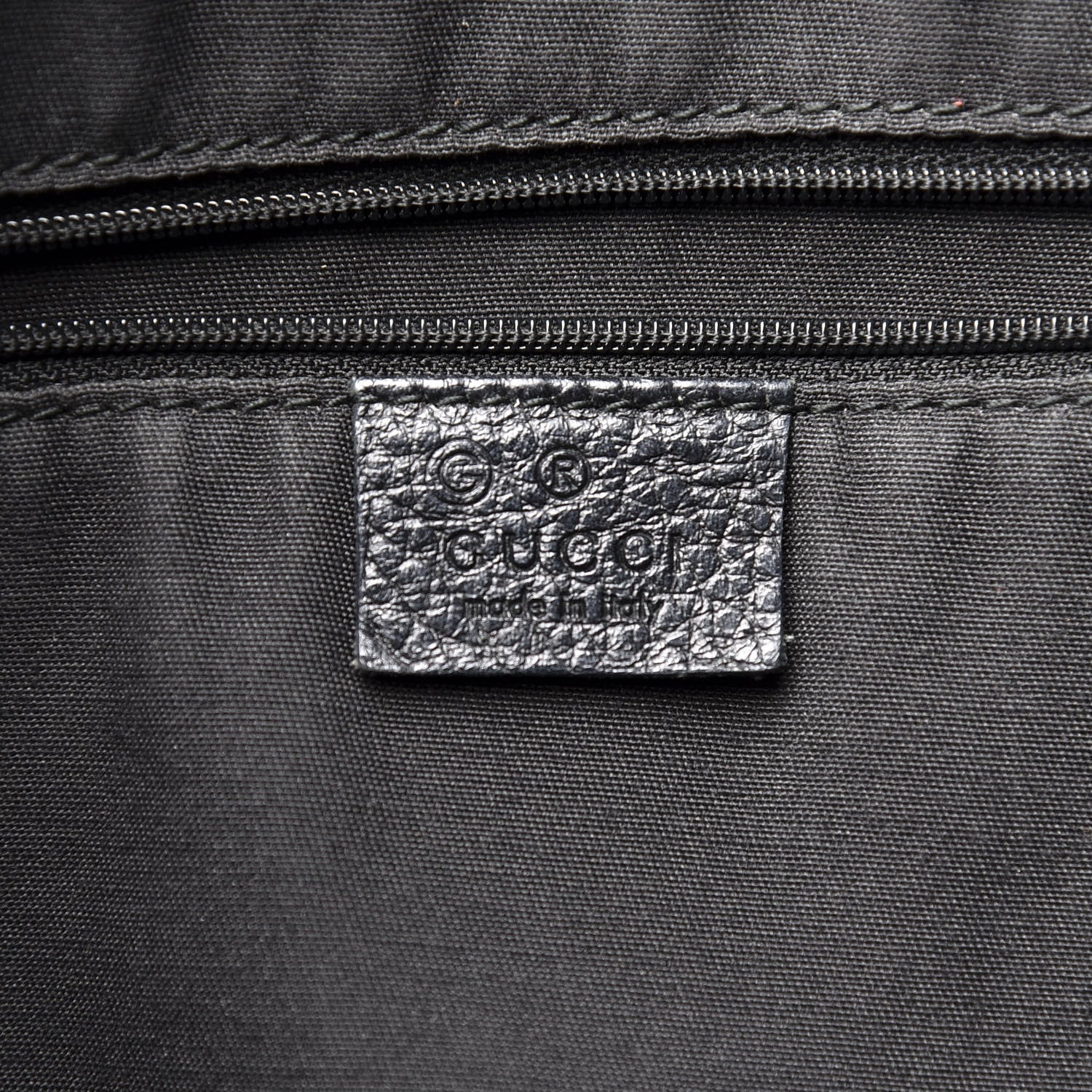 Gucci Nylon Monogram Large Abbey Tote Black 5 of 12