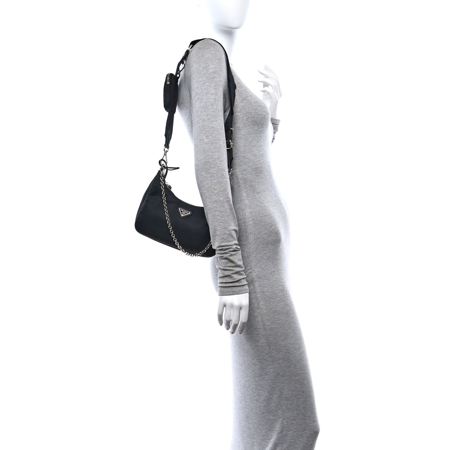 Nylon Re-Edition 2005 Shoulder Bag Black