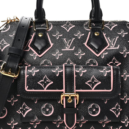Louis Vuitton Monogram Fall for You Speedy Bandouliere 25 Black 7 of 9