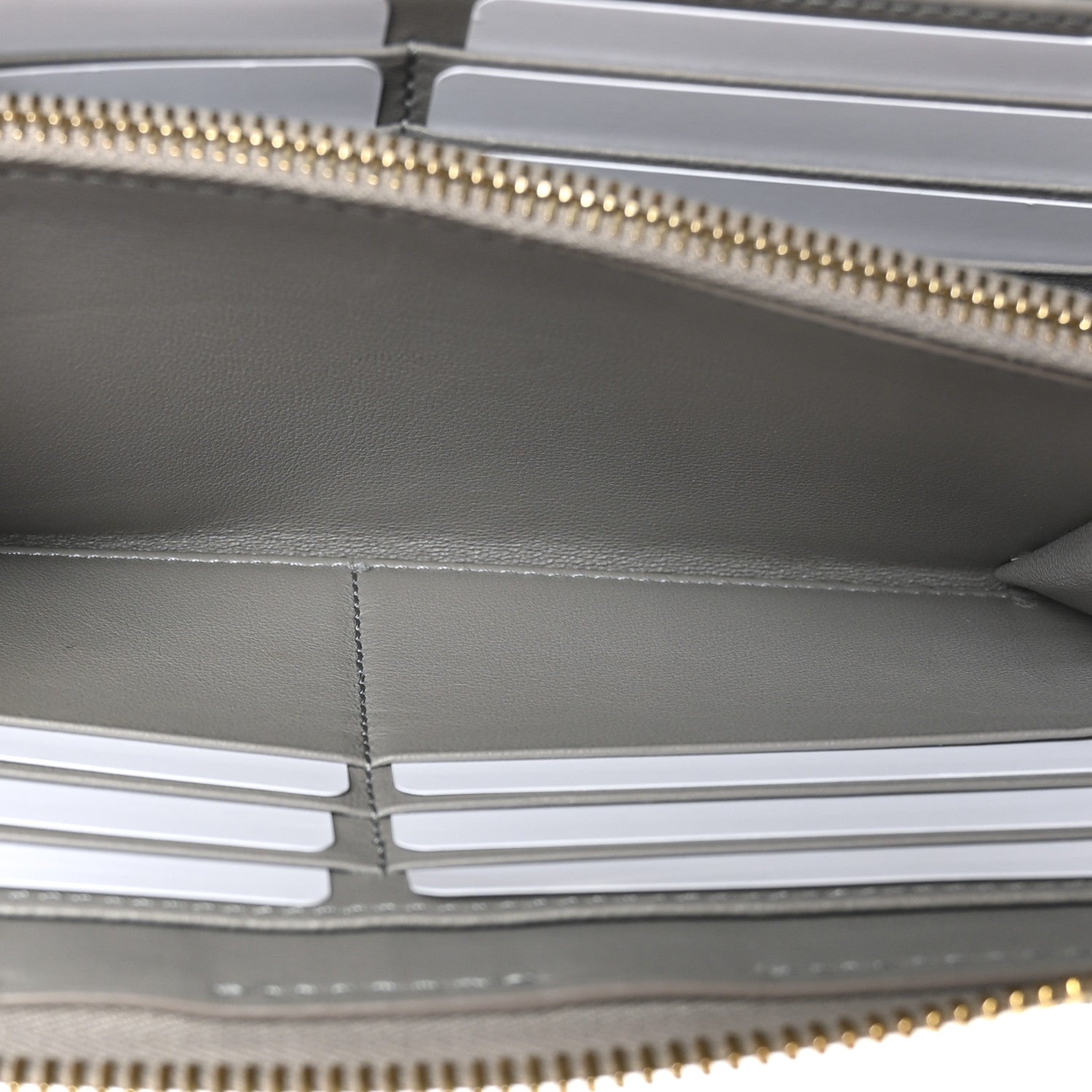 Chloe Calfskin Marcie Long Zip Around Wallet Cashmere Grey 5 of 7