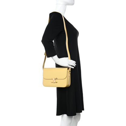Celine Shiny Calfskin Medium Triomphe Pollen 3 of 12