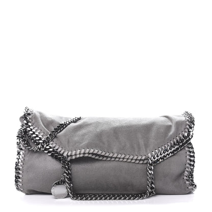 Stella McCartney Shaggy Deer Falabella Fold Over Tote Grey 1 of 10