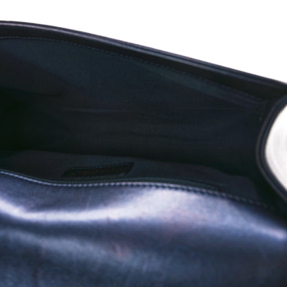 Chanel Lambskin Embossed New Medium Boy Cube Flap Navy 5 of 13