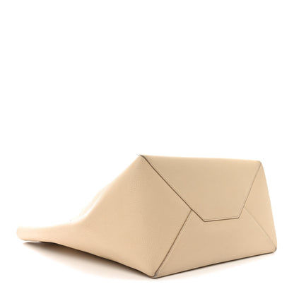 Celine Soft Grained Calfskin Small Belt Cabas Phantom  Beige 4 of 9