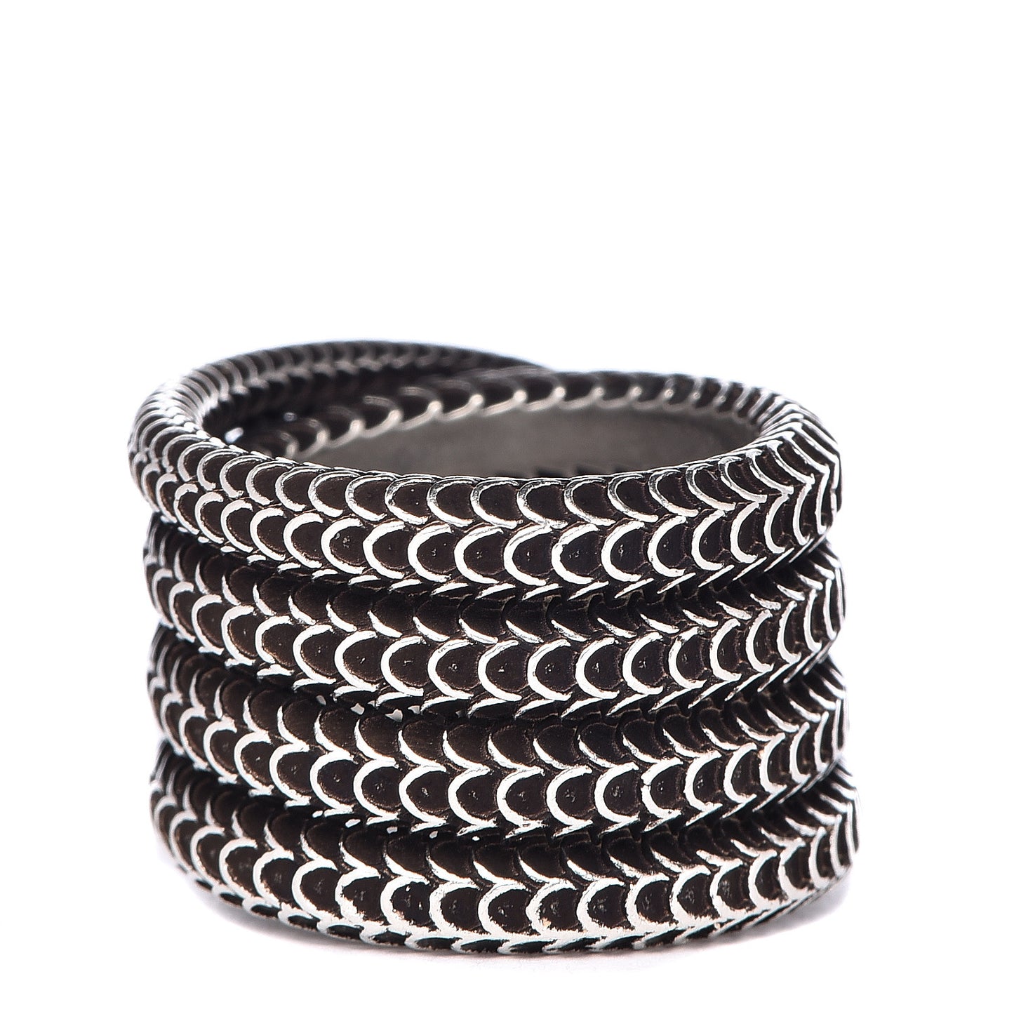 Sterling Silver Garden Snake Wrap Ring 57 8