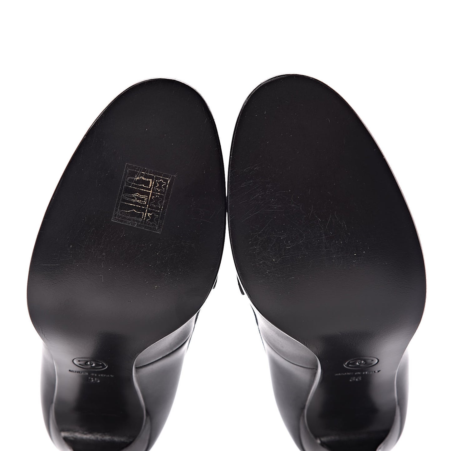 Calfskin Buckle Pumps 36 Black