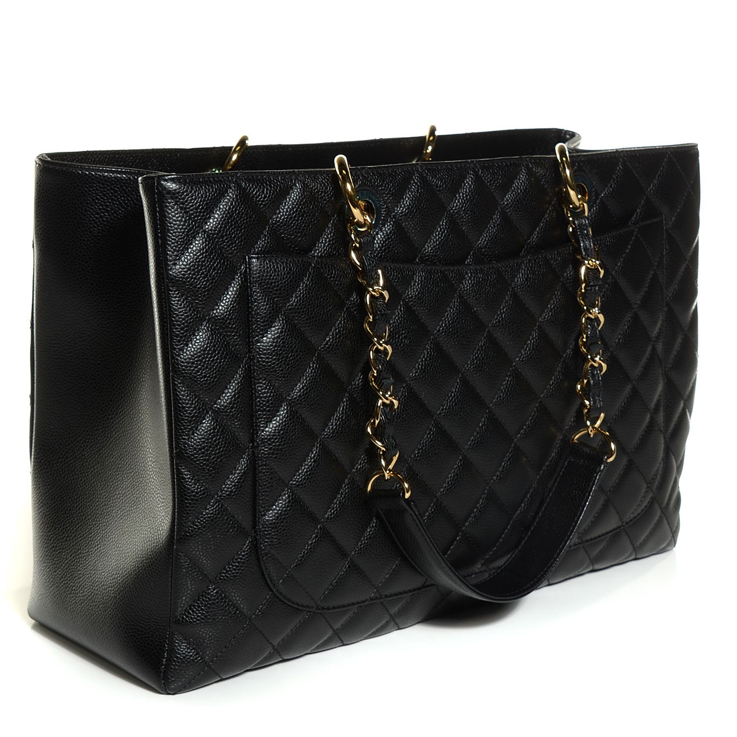 Chanel Caviar XL Grand Shopping Tote GST Black 3 of 8