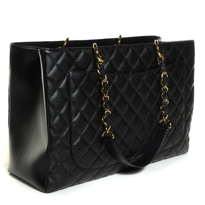 Chanel Caviar XL Grand Shopping Tote GST Black 3 of 8