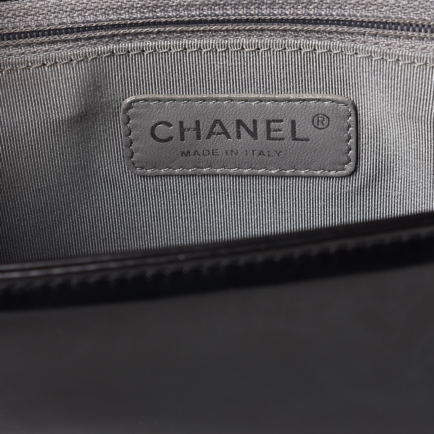 Chanel Glazed Calfskin Large Boy Flap Black 6 of 11