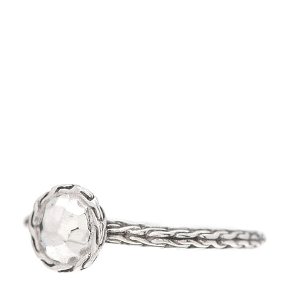 John Hardy Sterling Silver Dot Hammered Ring 57 8 3 of 5