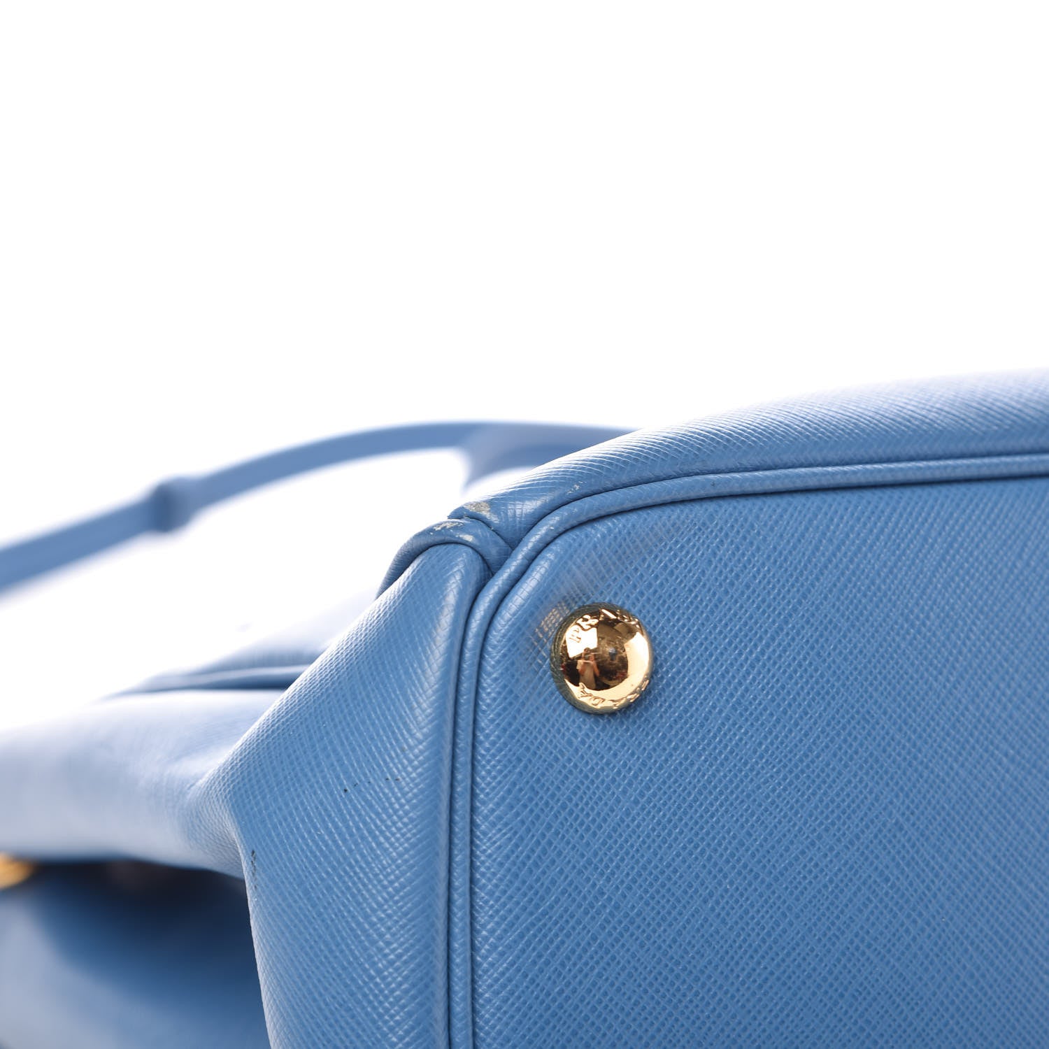 Prada Saffiano Medium Galleria Double Zip Tote Cobalto 11 of 14
