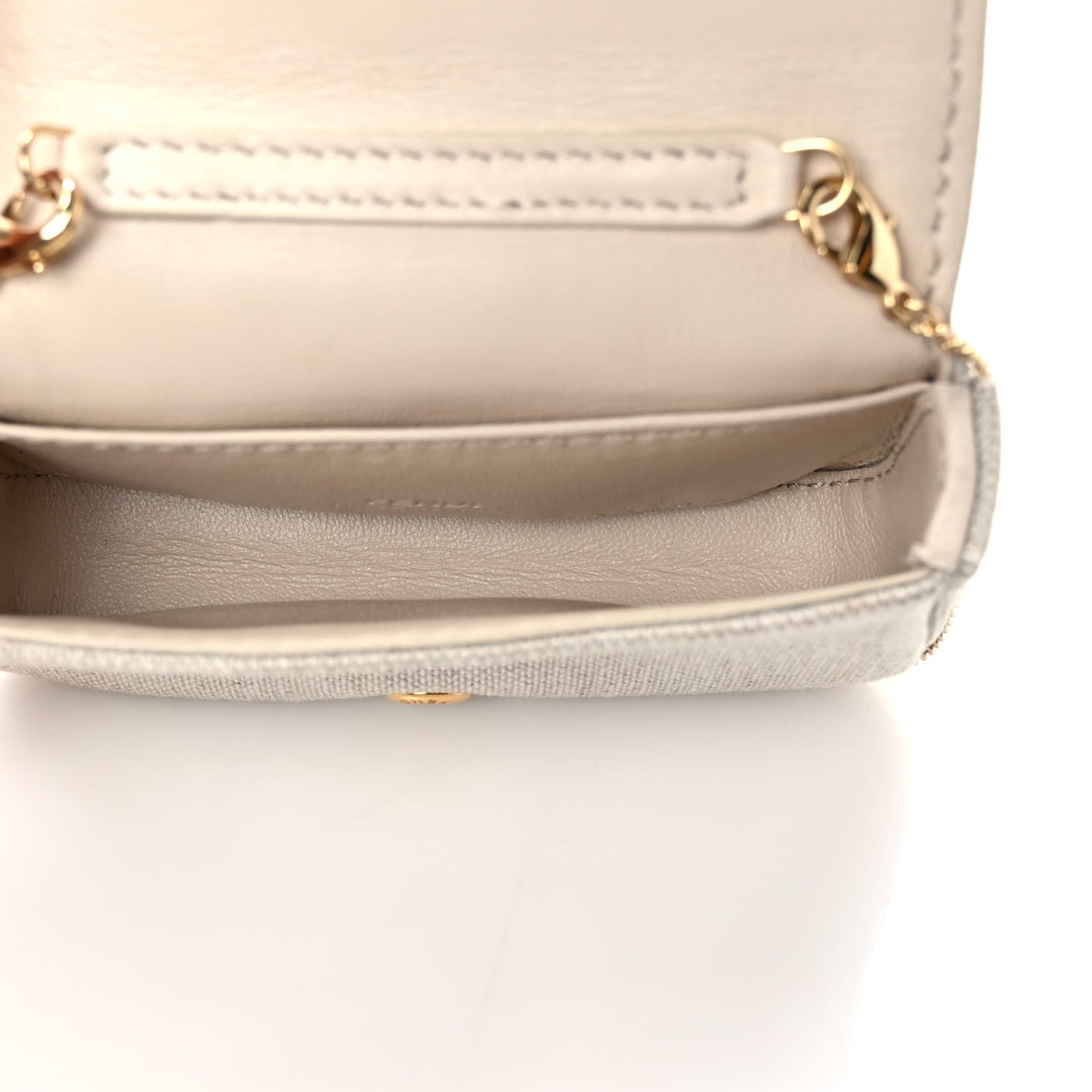Kuban Canvas FF Embroidered Nano Baguette Charm Grezzo Multicolor